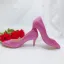 Charmant Pink Cocktail Strass Pumps 2021 7 cm Stilettos Spitzschuh Hochhackige