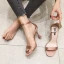 Sexy Noire Vêtements de vacances Sandales Femme 2021 Bride Cheville 8 cm Talons Aiguilles Peep Toes / Bout Ouvert Talons Hauts Sandales