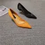 Modest / Simple Black Casual Suede Pumps 2021 5 cm Stiletto Heels High Heels Pointed Toe Pumps