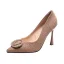 Mode Noire Soirée Faux Diamant Escarpins 2021 9 cm Talons Aiguilles À Bout Pointu Escarpins Talons Hauts