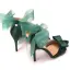 Schöne Schwarz Ball Sandalen Damen 2021 Knöchelriemen Schleife 11 cm Stilettos Spitzschuh Sandaletten Hochhackige