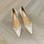Elegant Ivory Dating Pearl Pumps 2021 Leather 6 cm Stiletto Heels Pointed Toe Pumps High Heels