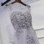 Modest / Simple Wedding Party Dresses 2017 Lace Flower Sequins Scoop Neck Ankle Length Sleeveless A-Line / Princess Bridesmaid Dresses