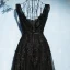 Chic / Beautiful Formal Dresses 2017 Lace Flower Sequins Strappy V-Neck Sleeveless Floor-Length / Long Empire Evening Dresses