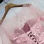 Lovely Candy Pink Formal Dresses 2017 Lace Flower Strappy Scoop Neck 1/2 Sleeves Tea-length A-Line / Princess Prom Dresses