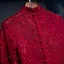 Chic / Beautiful Red Formal Dresses 2017 A-Line / Princess Lace Flower Beading High Neck Floor-Length / Long Long Sleeve Evening Dresses