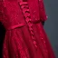 Chic / Belle Rouge Robe De Ceremonie Robe De Soirée 2017 En Dentelle Fleur Noeud Paillettes Col Haut 1/2 Manches Longueur Cheville Princesse