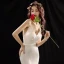 Schlicht Ivory / Creme Brautkleider 2018 Mermaid Perlenstickerei Stoffgürtel Spaghettiträger Rückenfreies Ärmellos Hof-Schleppe Hochzeit