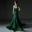 Luxury / Gorgeous Dark Green Evening Dresses  With Cloak 2018 Trumpet / Mermaid Beading Pearl Rhinestone Scoop Neck Backless Sleeveless Sweep Train Formal Dresses