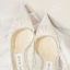 Charmant Ivory / Creme Spitze Brautschuhe 2021 Pailletten 8 cm Stilettos Spitzschuh Hochzeit Pumps Hochhackige