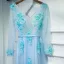 Chic / Beautiful Prom Dresses 2017 A-Line / Princess Appliques Pearl Lace V-Neck Crossed Straps Long Sleeve Floor-Length / Long