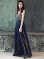 Modern / Fashion Black Evening Dresses  2018 A-Line / Princess Beading Sequins Spaghetti Straps Backless Sleeveless Floor-Length / Long Formal Dresses