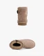 Mote Damesko 2017 Svart Lær Ankel Suede Spenne Casual Vinter Flate Snow Boots