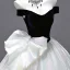 Demure Navy Blue Bow Prom Dresses 2025 Ball Gown Strapless Sleeveless Backless Floor-Length / Long Prom Formal Dresses
