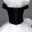 Demure Navy Blue Bow Prom Dresses 2025 Ball Gown Strapless Sleeveless Backless Floor-Length / Long Prom Formal Dresses