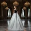 Demure Navy Blue Bow Prom Dresses 2025 Ball Gown Strapless Sleeveless Backless Floor-Length / Long Prom Formal Dresses