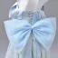 Elegant Sky Blue Prom Dresses 2026 Ball Gown Strapless Sleeveless Backless Bow Floor-Length / Long Formal Dresses