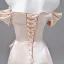 Sexy Champagne Evening Dresses 2026 A-Line / Princess Off-The-Shoulder Short Sleeve Backless Floor-Length / Long Formal Dresses