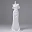 Sexy Ivoire Robe De Soirée 2026 Trompette / Sirène De l'épaule Manches Courtes Dos Nu Train De Balayage Robe De Ceremonie