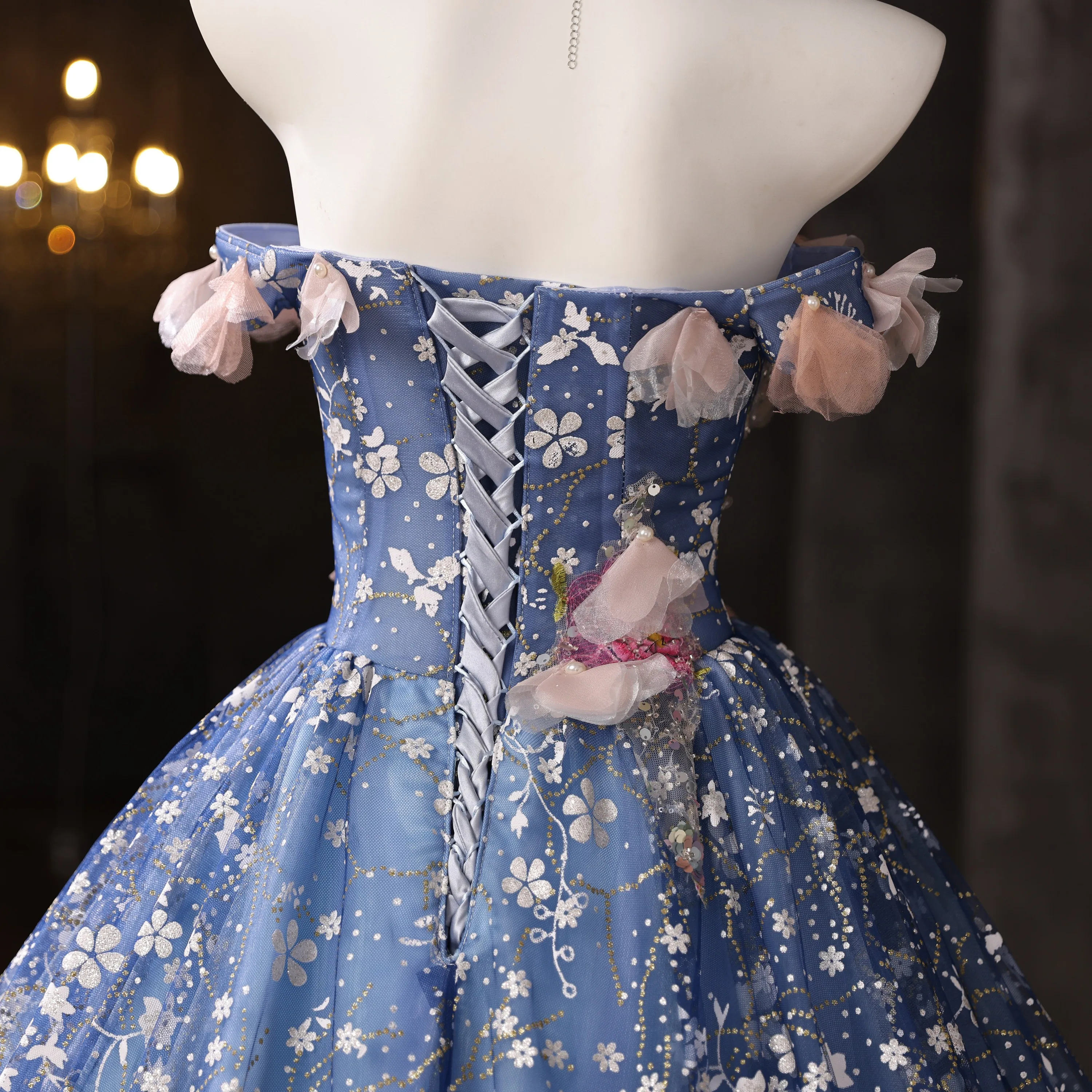 fairy glitter dress Shop Bespoke Portrait Fairy Birthday Dress Pink with Sparkle Wings 5 main image 1