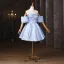 Fashion Sky Blue Homecoming Short Graduation Dresses 2025 Ball Gown Off-The-Shoulder Short Sleeve Backless