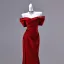 Elegant Red Trumpet / Mermaid Evening Dresses 2026 Strapless Sleeveless Backless Sweep Train Evening Party Formal Dresses