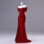 Elegant Red Trumpet / Mermaid Evening Dresses 2026 Strapless Sleeveless Backless Sweep Train Evening Party Formal Dresses