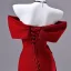 Elegant Red Trumpet / Mermaid Evening Dresses 2026 Strapless Sleeveless Backless Sweep Train Evening Party Formal Dresses