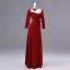 Elegant Red Appliques Prom Dresses 2026 A-Line / Princess Square Neckline Long Sleeve Backless Floor-Length / Long Formal Dresses