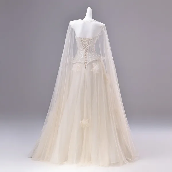 Sexy Sparkly Hvit Beading Paljetter Appliques Rhinestone Ballkjoler 2026 Prinsesse Kjæreste Uten Ermer Ryggløse Lange Ball