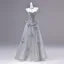 Sparkly Sølv Beading Perle Rhinestone Paljetter Appliques Ballkjoler 2026 Prinsesse Kjæreste Uten Ermer Ryggløse Lange Ball Formelle Kjoler
