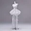 Sexy White Beading Pearl Sequins Short Party Dresses 2026 Ball Gown Strapless Sleeveless Backless Cocktail Party Evening Party Formal Dresses