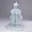 Flower Fairy Mint Green Appliques Bow Prom Dresses 2026 Ball Gown Strapless Sleeveless Backless Sweep Train Formal Dresses
