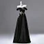 Vintage / Retro Black Beading Sequins Embroidered Prom Dresses 2025 A-Line / Princess Strapless Sleeveless Backless Floor-Length / Long Prom Formal Dresses