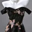 Vintage / Retro Black Beading Sequins Embroidered Prom Dresses 2025 A-Line / Princess Strapless Sleeveless Backless Floor-Length / Long Prom Formal Dresses