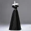 Vintage / Retro Black Beading Sequins Embroidered Prom Dresses 2025 A-Line / Princess Strapless Sleeveless Backless Floor-Length / Long Prom Formal Dresses