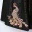 Style Chinois Noire Brodé Perlage Paillettes Robe De Bal 2025 Princesse Bustier Sans Manches Dos Nu Longue Promo Robe De Ceremonie