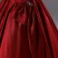 Modest / Simple Burgundy Short Sleeve Backless Bow Wedding Dresses 2025 Ball Gown Off-The-Shoulder Floor-Length / Long