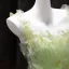 Flower Fairy Sage Green Pearl Appliques Prom Dresses 2025 Ball Gown Spaghetti Straps Sleeveless Backless Floor-Length / Long Formal Dresses