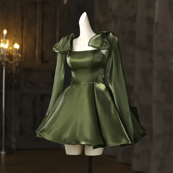 green dress alicent hightower Designer Sexy Short Dresses | Green Mini Dress main image 1