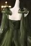 Chic / Beautiful Dark Green Short Homecoming Sweet 16 Graduation Dresses 2025 Ball Gown Spaghetti Straps Bow Sleeveless Backless