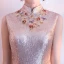Scintillantes Champagne Robe De Soirée 2017 Trompette / Sirène Perlage Glitter Perle Paillettes Soirée Robe De Ceremonie