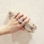 Chic / Beautiful 2017 Rhinestone Gold Silver PU Beach Outdoor / Garden Leaf Embroidered Clutch Bags