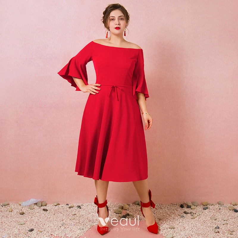 modest spring formal dresses Red Cheap Formal A Line Modest Floor Length Chiffon Prom Dress, WG287 –  Wish Gown main image 0