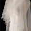 Sparkly Bling Bling Champagne Korte Brudeslør 2019 Tyll Beading Paljetter Glitter Bryllup Tilbehør