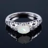 Klassisch Elegante Silber Blume Ringe 2019 Kristall Mond Versilbert Kirche Brautaccessoires Ring