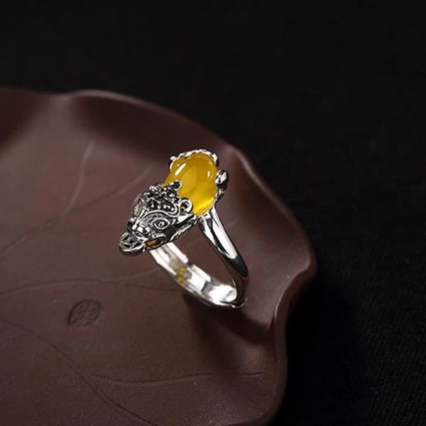 Luxe Fushia Chanceux Foi Bague Argent sterling Soirée Anneaux 2019 Accessorize