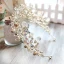 Chic / Beautiful Silver Bridal Jewelry 2017 Metal Handmade  Beading Pearl Rhinestone Wedding Prom Headpieces Accessories