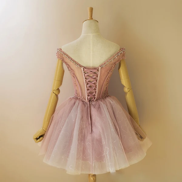 Chic / Beautiful Purple Graduation Dresses 2017 A-Line / Princess Tulle Appliques Strapless Backless Beading Homecoming Formal Dresses