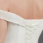 Glitzernden Bling Bling Weiß Ballkleid Brautkleider / Hochzeitskleider 2020 Gekreuzte Träger Off Shoulder Rückenfreies Perlenstickerei Pailletten Kapelle-Schleppe Hochzeit